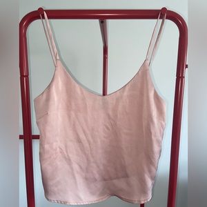 Pink Silk Tank